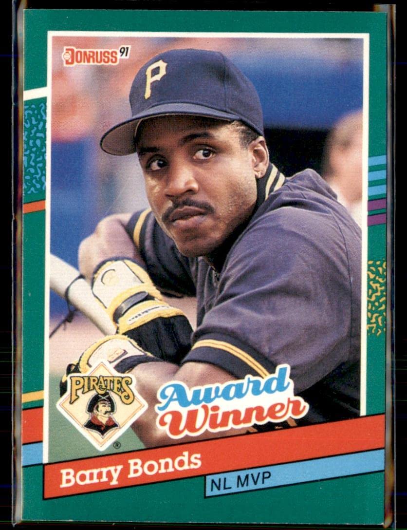 Amazon.com: Barry Bonds Card #762 1990 Donruss Pirates Award